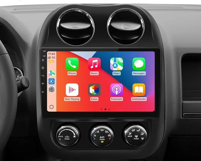 Main image of Car Stereo Radio for 2010 2011 2012 2013 2014 2015 2016 Jeep Compass10 Inch Touchscreen, Android15 CarPlay&auto GPS Navigation, Bluetooth 8-core 4G+128G