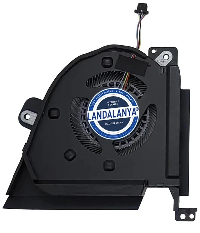 Alt view image 3 of 4 - LANDALANYA Replacement New CPU and GPU Cooling Fan for ASUS GX650 GX650R GX650P GX650RX GX650PY GX650RW GX650RS GX650RM-ES74 GX650PZ Series DFSCM22716392L FQLX DFSCL12E06486M FQLW DC12V 1A Fan