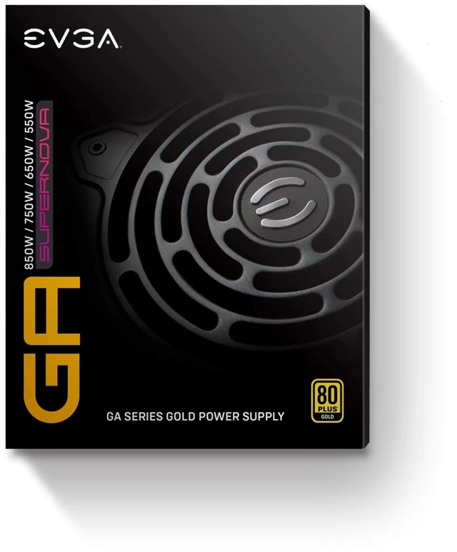 Alt view image 2 of 5 - EVGA 220-GA-0750-X1 Super Nova 750 Ga, 80 Plus Gold 750W, Fully Modular, ECO Mode with Dbb Fan, 10 Year Warranty, Compact 150mm Size, Power Supply