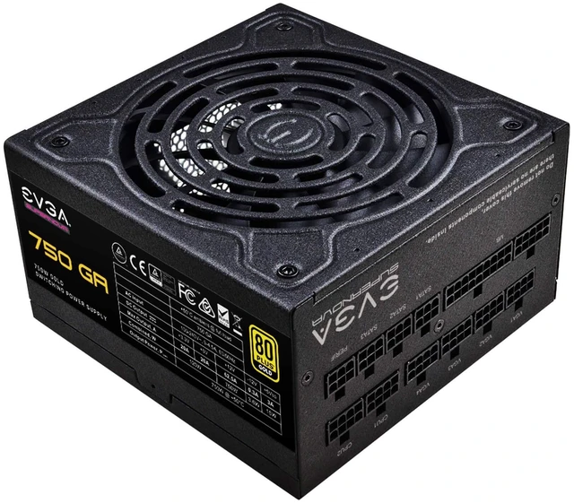 Alt view image 4 of 5 - EVGA 220-GA-0750-X1 Super Nova 750 Ga, 80 Plus Gold 750W, Fully Modular, ECO Mode with Dbb Fan, 10 Year Warranty, Compact 150mm Size, Power Supply