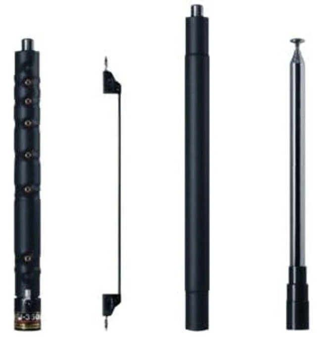 Alt view image 2 of 2 - Comet HFJ-350M Toy-Box Multiband Antenna Portable HF to 50MHz Telescopic Antenna for HF/VHF Mobile and Field Use, Adjustable Loading Coil Design for Flexible Amateur Device Operation