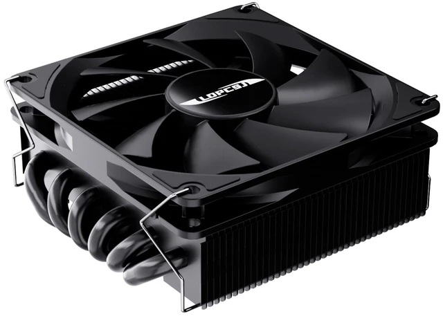 Main image of 45mm Low Profile CPU Cooler, 6 Heatpipes 12015 Slim PWM Fan