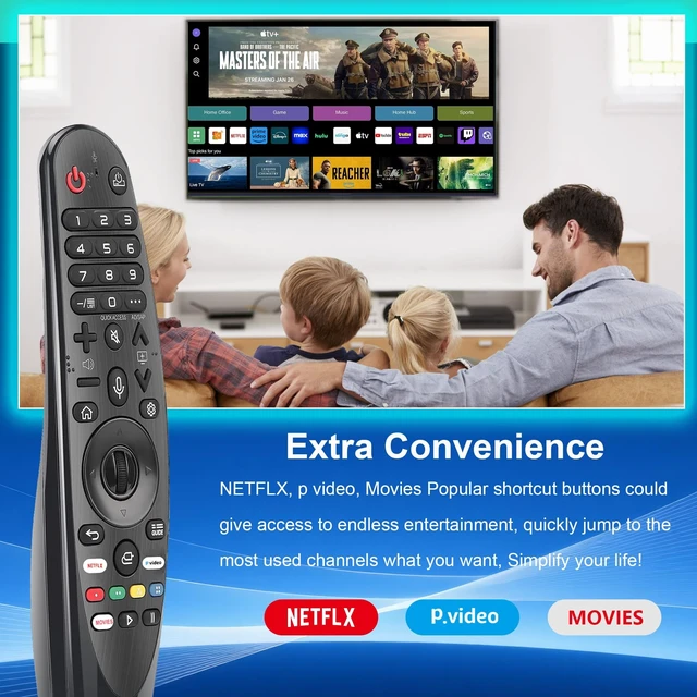 Alt view image 4 of 5 - Replacement for LG TV Remote Magic Remote Control AKB75855501 AN-MR20GA