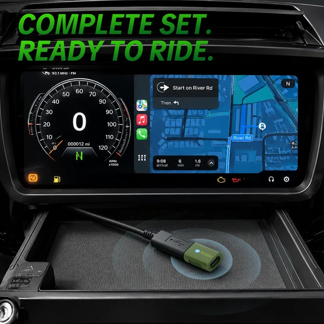 Alt view image 3 of 5 - Tifziogu Motorcycle CarPlay Bluetooth Headset Bypass Adapter