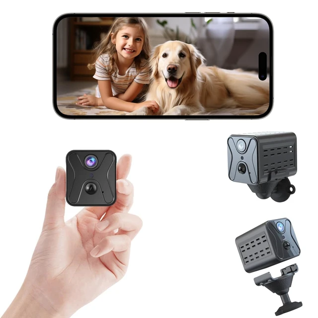 Main image of 4K Spy Camera WIFI Security Cameras Indoor, 2,800 mAh battery capacity