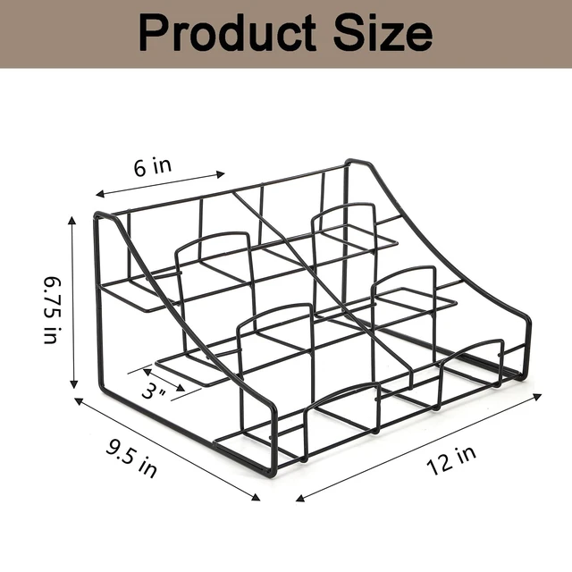 Alt view image 2 of 5 - Frcctre 3-Tier CD Storage Holder, Metal DVD/CD Display Stand Organizer Rack