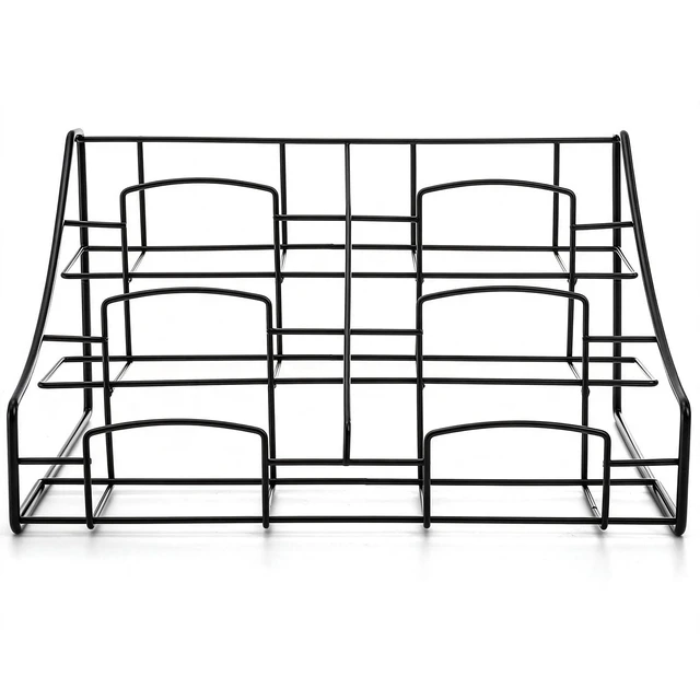 Alt view image 3 of 5 - Frcctre 3-Tier CD Storage Holder, Metal DVD/CD Display Stand Organizer Rack