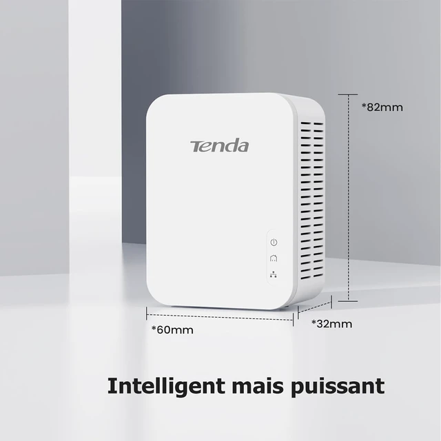 Alt view image 2 of 5 - Powerline Set 1000Mbps Tenda AH3
