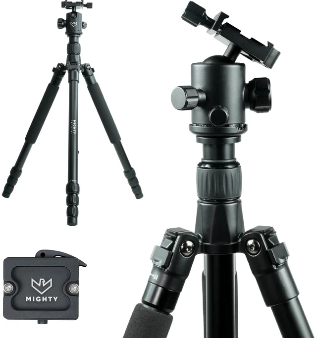 Main image of Mighty 303 Hunting Tripod with Picatinny Adapter, 10 kg Load