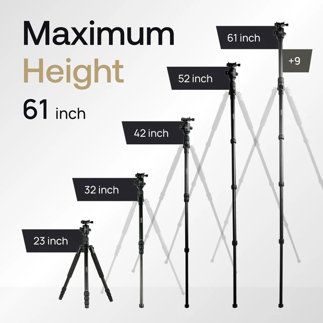 Alt view image 2 of 5 - Mighty 303 Hunting Tripod with Picatinny Adapter, 10 kg Load