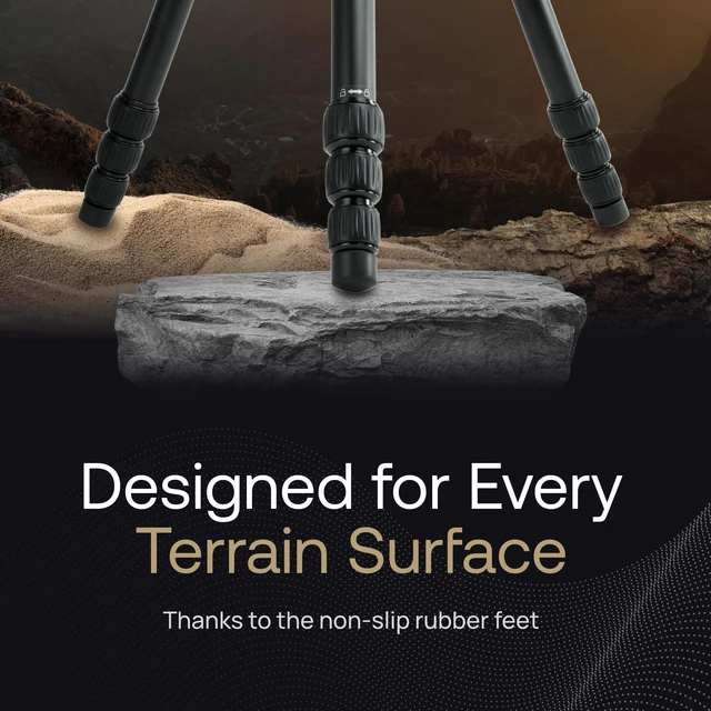 Alt view image 3 of 5 - Mighty 303 Hunting Tripod with Picatinny Adapter, 10 kg Load