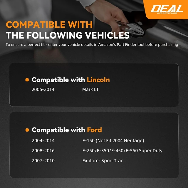 Alt view image 2 of 5 - DEAL AUTO ELECTRIC PARTS Tailgate Handle Backup Camera w/Power Cable
