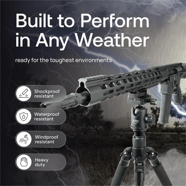 Alt view image 5 of 5 - Mighty 303 Hunting Tripod with Picatinny Adapter, 10 kg Load