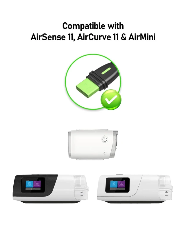 Alt view image 2 of 5 - EASYLONGER CPAP Power Cord EAS11 Compatible with AirSense 11 / AirMini