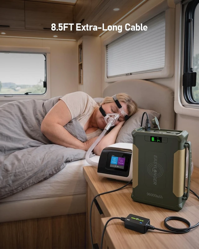 Alt view image 5 of 5 - EASYLONGER CPAP Power Cord EAS11 Compatible with AirSense 11 / AirMini