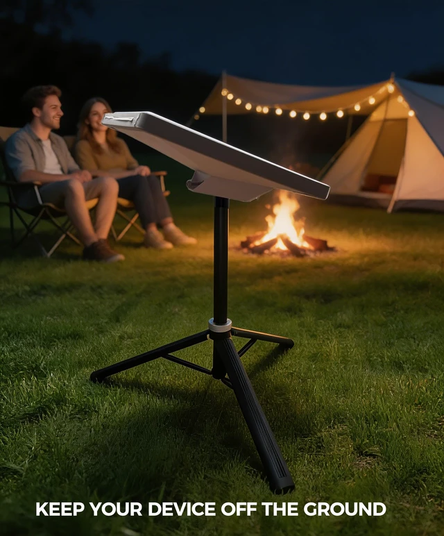 Alt view image 3 of 5 - Saekult Starlink Mini Tripod Stand, Aluminum Portable Mount for Camping, RV