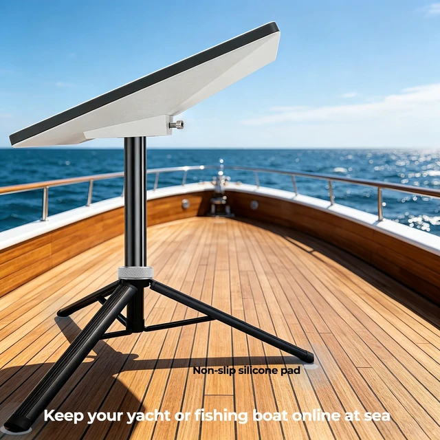 Alt view image 5 of 5 - Saekult Starlink Mini Tripod Stand, Aluminum Portable Mount for Camping, RV