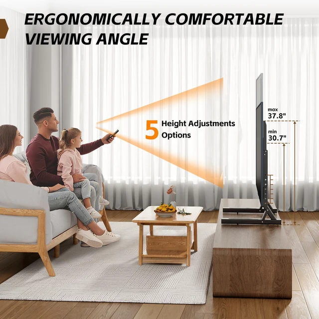 Alt view image 2 of 5 - Universal TV Stand Legs for Most 37100 Inch TVs up to 180 lbs