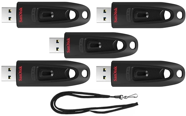 Main image of SanDisk 128GB Ultra 130MB/s USB 3.0 Flash Drive SDCZ48-128G Bundle