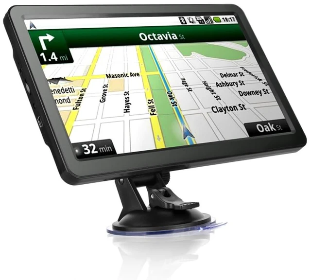 Main image of 9 Inch GPS Navigation for Car,Turn-by-Turn Voice and Lane Guidance,Vehicle GPS with Speed and Red Light Warning
