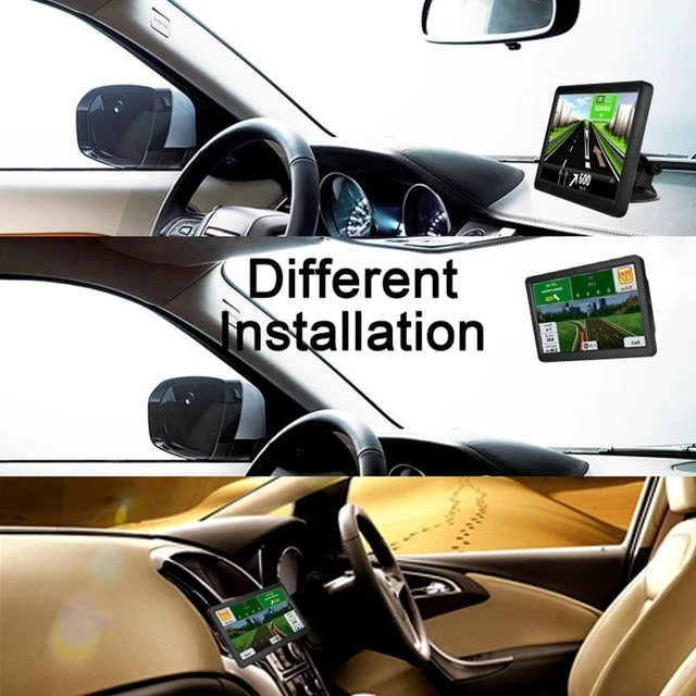 Alt view image 2 of 5 - 9 Inch GPS Navigation for Car,Turn-by-Turn Voice and Lane Guidance,Vehicle GPS with Speed and Red Light Warning
