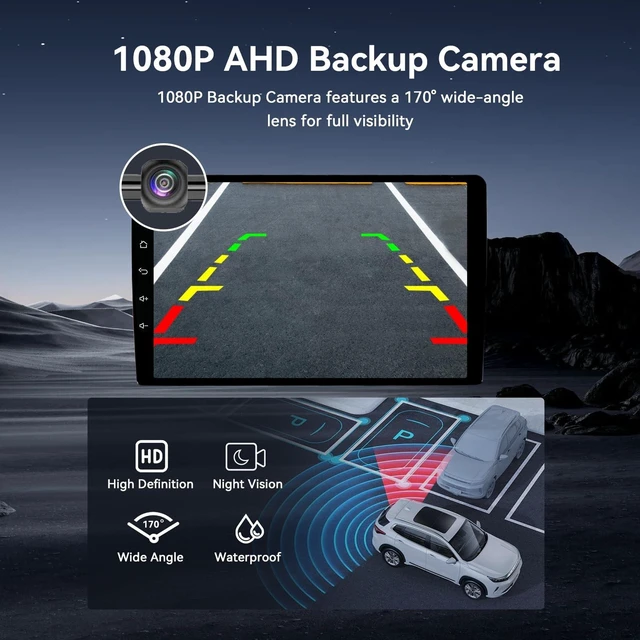 Alt view image 5 of 5 - 64G Android Car Radio Stereo for Dodge Ram 1500 2500 3500 2009-2012, 10.2" Touch Screen Plug and Play Head Unit with Carplay/Android Auto/1080P AHD Backup Camera/AM & FM
