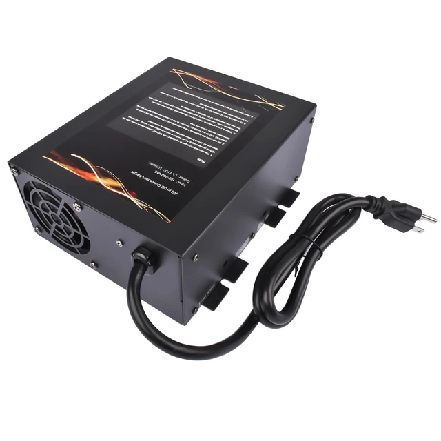 Alt view image 4 of 5 - 100Amp 12Volt Power Supply Converter 3-Stage Smart Charger #PM3-100LK Wide Voltage Range Overload Thermal Protection Lamerto