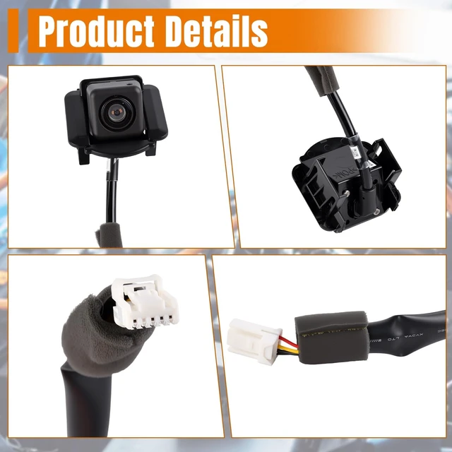 Alt view image 5 of 5 - K015-67-RC0A Rear Backup Camera, Fit for Mazda CX-5 2013 2014 2015 2016, Park Assist Rear View Backup Reverse Camera, Replace# MA1960108, K01567RC0A, KD33-67-RC0, KD3367RC0B, KD3367RC0C, 590662