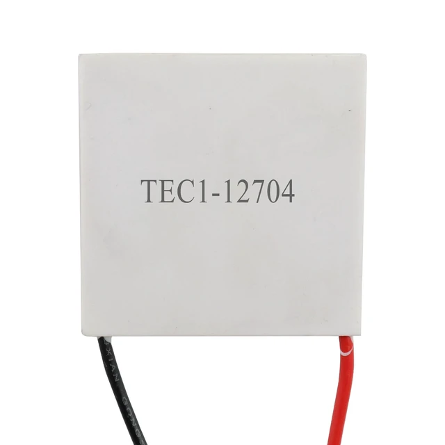 Alt view image 3 of 5 - Chinflly TEC1-12704 Heatsink Thermoelectric Cooler Module,12V 4A 36W, 6Pcs