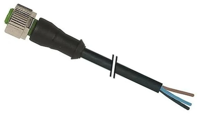 Main image of MURR ELEKTRONIK 7000-12221-6140500 PVC 4X0.34, CORDSET, 5-METER, BLACK, UL/CSA, M12 FEMALE 0 with CABLE