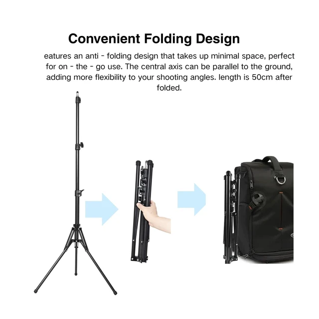 Alt view image 5 of 5 - Fotoleey 6FT Adjustable Tripod Stand for Xbotgo Falcon & Chameleon