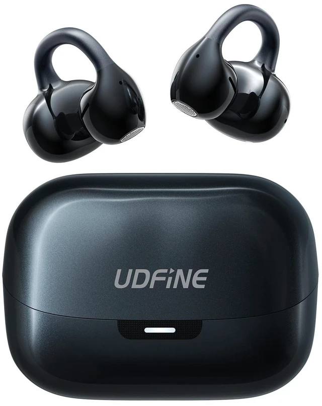 Main image of UDFINE Open Ear Earbuds, Bluetooth 6.0 Wireless Headphones with ENC, 30H Playtime & IPX5 Waterproof, Semi-in-Ear Design for All-Day Comfort, FreeClip