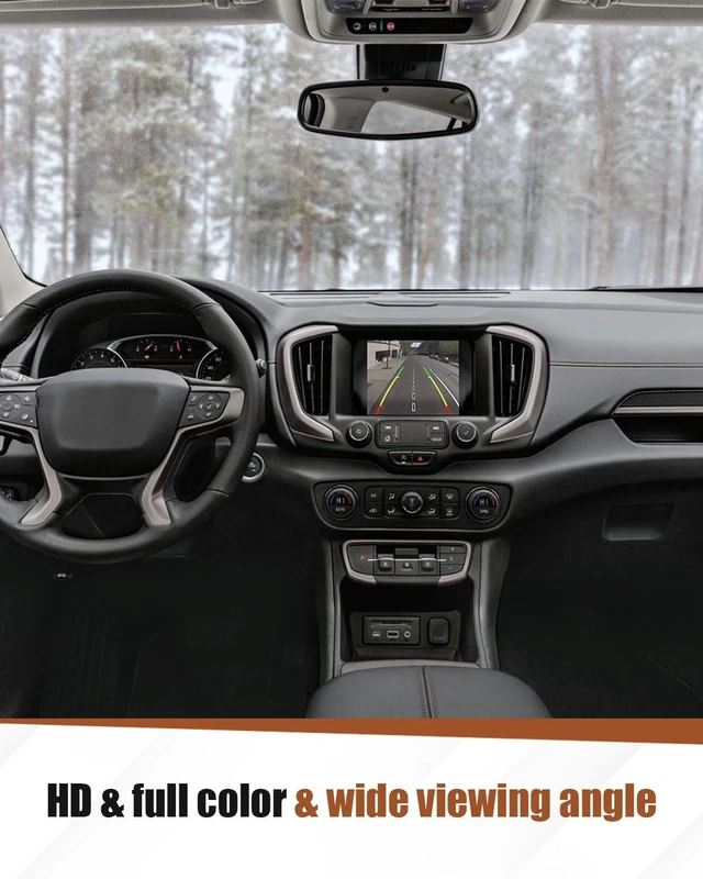 Alt view image 5 of 5 - 23188736 Rearview Driver Information Camera Fit for GMC Terrain 2018 2019 2020 2021 2022 2023,ABS Black Direct Installation