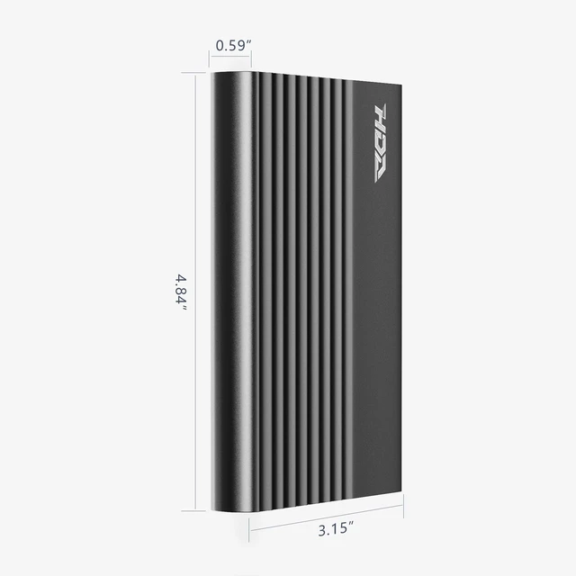 Alt view image 4 of 5 - SHARKSEEK 500GB External Hard Drive,USB 3.0 for PC, Mac, Desktop, Laptop, Smartphone, PS4, Xbox