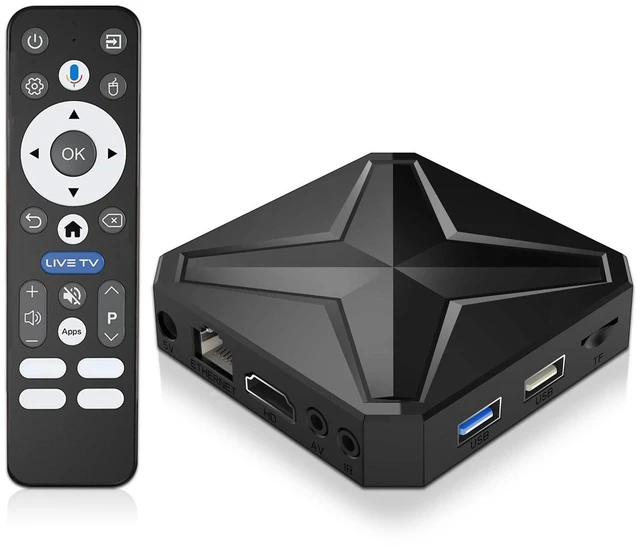 Main image of Android TV Box 2026, Android 14 TV Box Support 4K 8K WiFi 6 2.4G/5.8G Dual-Band WiFi 100M Ethernet, Smart Box for TV with 2GB 16GB RK3518 Quad-core CPU Bluetooth 5.4 USB 3.0