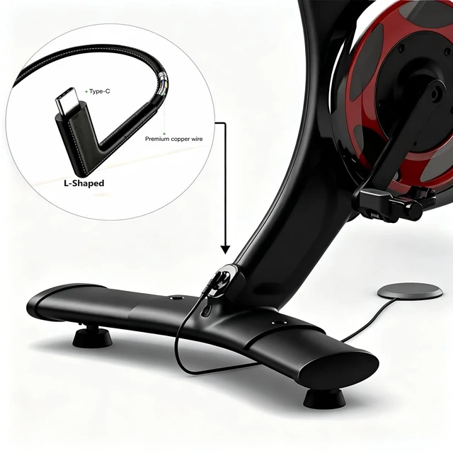 Alt view image 4 of 5 - for Peloton Power Cord Replacement, Bike+ Bike Plus PL-02 Charger
