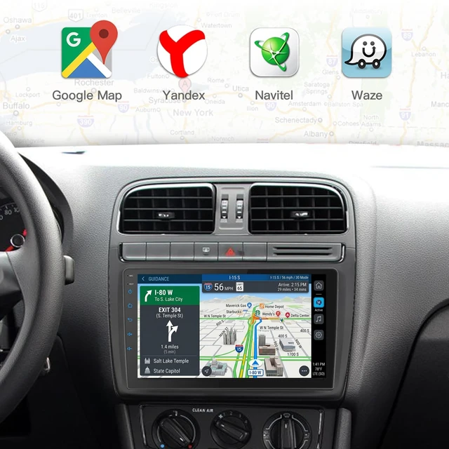 Alt view image 4 of 5 - Apinowin 10 Inch Android Car Stereo Double Din with Wireless CarPlay, 360 Panoramic Surround View System, HD Touchscreen Vehicle GPS Navigation, 4G+64G Car Android Radio with 360 Camera, Double