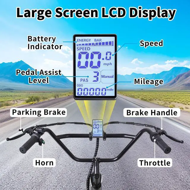 Alt view image 4 of 6 - Electric Tricycle for Adults,20" Folding Electric Trike,3 Wheels Electric Bicycle Bikes, 350W Step-Thru Etrike with 374WH Removable Battery and Large Basket for Women Men Green