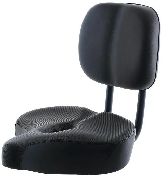 Main image of Oversized Bike Seat, Comfort Bicycle Seat Replacement for Men & Women, Electric Bike Seat Cushion Extra Wide with Backrest, Large Comfy Seat, Soft Cushion,Accessory for Bikes