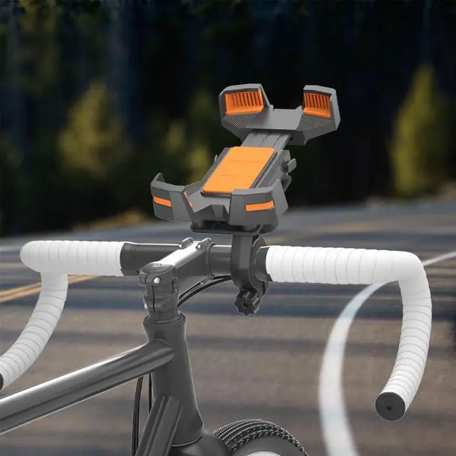 Alt view image 6 of 6 - Bike Phone Mount Holder,Motorcycle Phone Mount for Electric Scooter, Mountain Bike, Dirt Bike and Etrike - 360° Rotate Suitable for iPhone & Android Smartphones from 4.5-7.0 inches Phone Holder BK