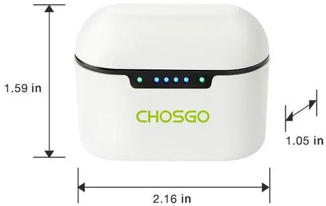 Alt view image 6 of 7 - Chosgo K23 Bluetooth Hearing Aids for Seniors with Music Streaming & Phone calls(Beige)