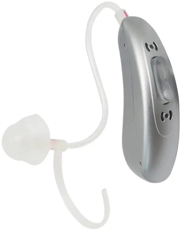 Alt view image 5 of 7 - CHOSGO V402R Over-The-Counter Hearing Aids for Ear Rechargeable Seen on TV, Digital BTE Hearing Amplifiers for Old Age(Sliver)