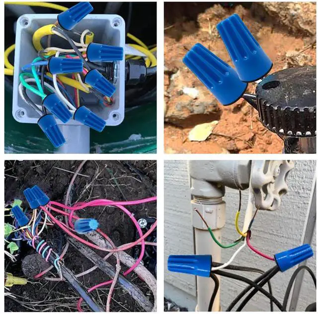 Alt view image 7 of 7 - Waterproof Wire Connectors, Arborix Waterproof Wire Connectors Nuts Set 40 pcs Electrical Connectors Filled with Gel Easy-Twist for Low Voltage and Irrigation Outdoor Landscape Lighting UL Listed