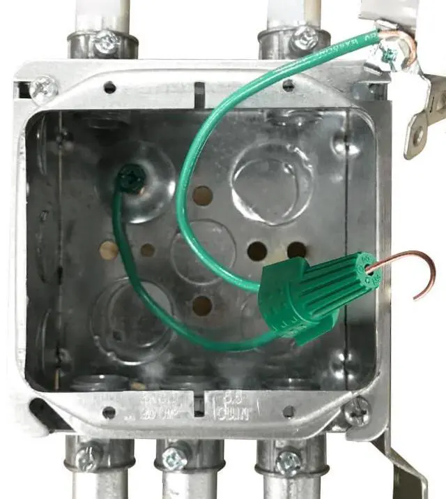 Alt view image 5 of 5 - Green Wire Connectors Nuts with Hole, Arborix 160 PCs Winged Green Wire Connectors Nuts Cable Grounding Connectors Electrical Cap UL Listed Easy-Twist 14-10 AWG