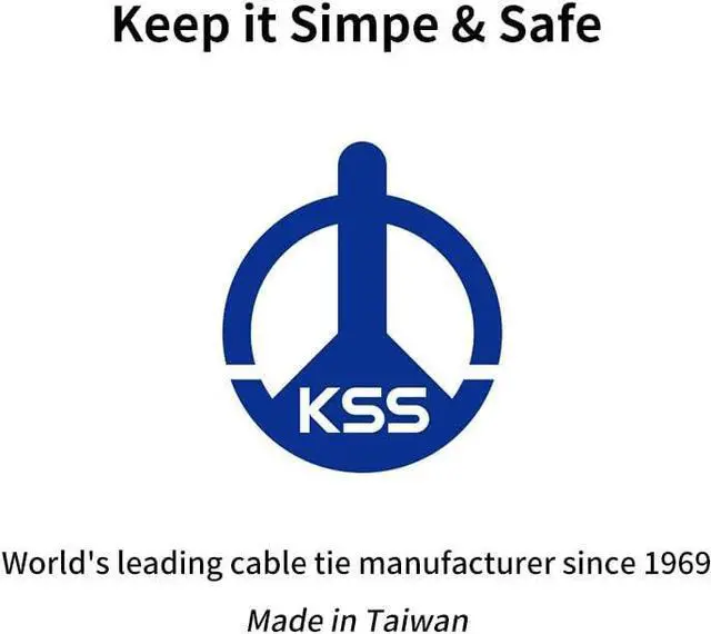 Alt view image 2 of 6 - Kss Zip Ties Outdoor 200 Pack Uv Resistant Cable Ties Heavy Duty Zip Tie 8 Inch Black Small Zipties Multi-Purpose Zip Ties With 50 Pounds Tensile Strength For Indoor And Outdoor Use