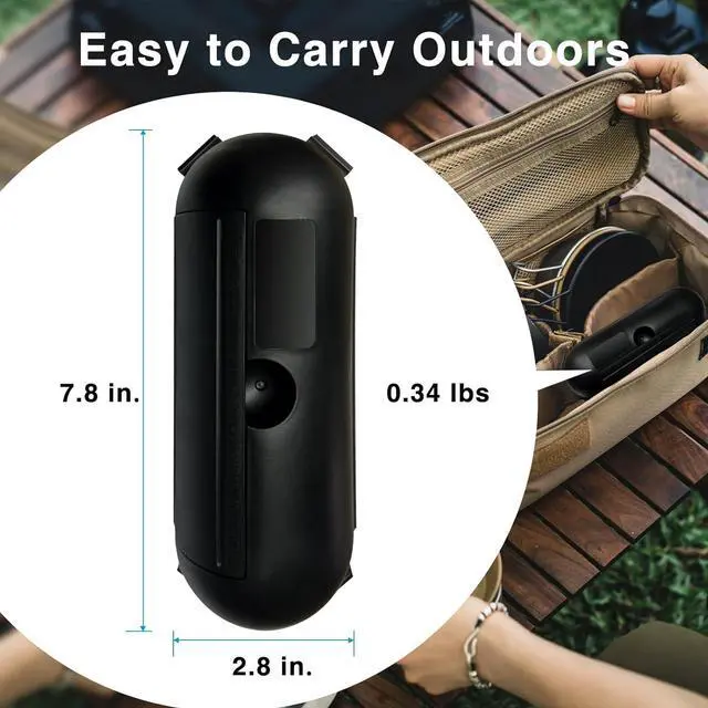 Alt view image 7 of 7 - Extension Cord Cover Outdoor Electrical Box IP54 Waterproof Outdoor Extension Cord Cover, Dicio Weatherproof Box Plug Socket Black Cable Protect Outdoor Outlet, Christmas Holiday Decoration