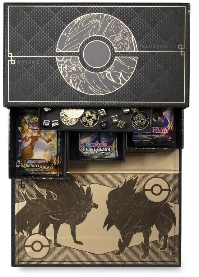 Alt view image 2 of 7 - Pokémon TCG: Sword & Shield Ultra-Premium Collection (Zacian & Zamazenta)