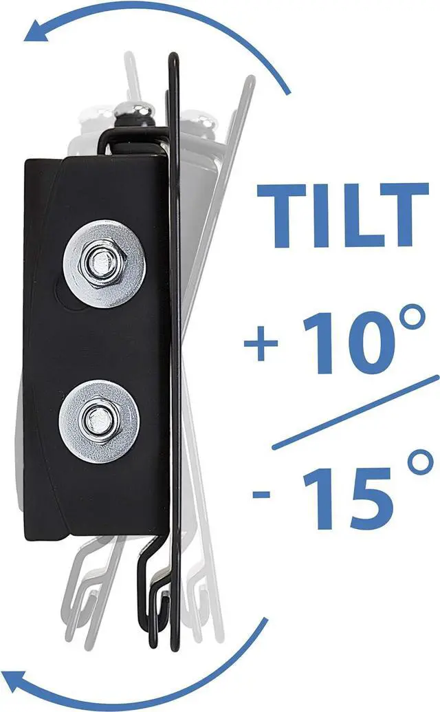 Alt view image 6 of 7 - Tilting TV Wall Mount Bracket for Small TV and Computer Monitors, Low-Profile Design with Quick Release Function, Fits 24, 27, 30 and 32 Inch Screens Up to VESA 100, 44 Lbs Capacity, Black