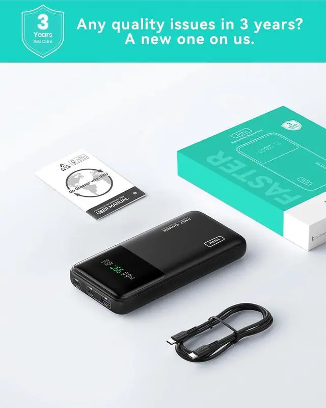 Alt view image 6 of 7 - 140W Power Bank, 27000mAh High Capacity Laptop Portable Charger, USB C in&Out Tablet Powerbank, Digital Display Phone Charger, Travel Charger Compatible with iPhone 16, iPad, MacBook, Laptop etc.