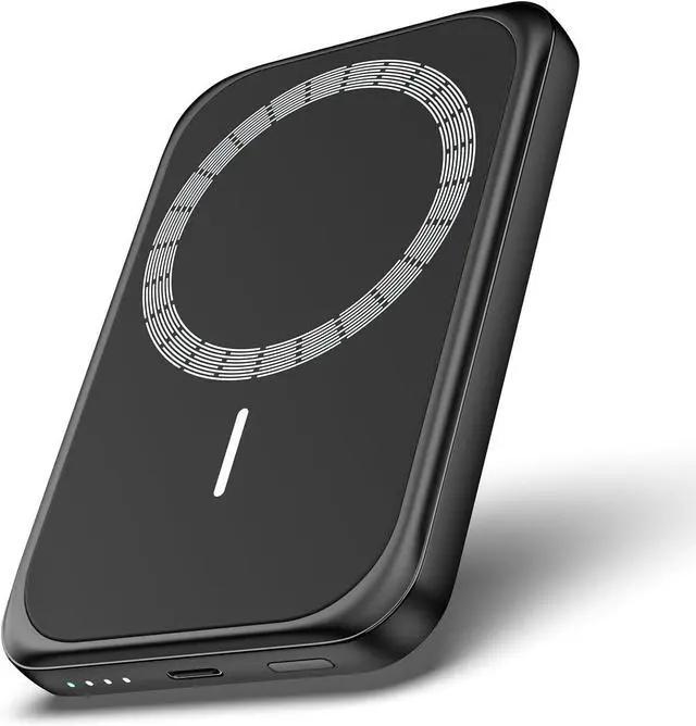Main image of Magnetic Phone Charger 10000mAh, 15W Wireless Portable Phone Charger, 20W USB C Fast Charging Magnetic Battery Pack for iPhone 16/15/14/13/12 Series-Black